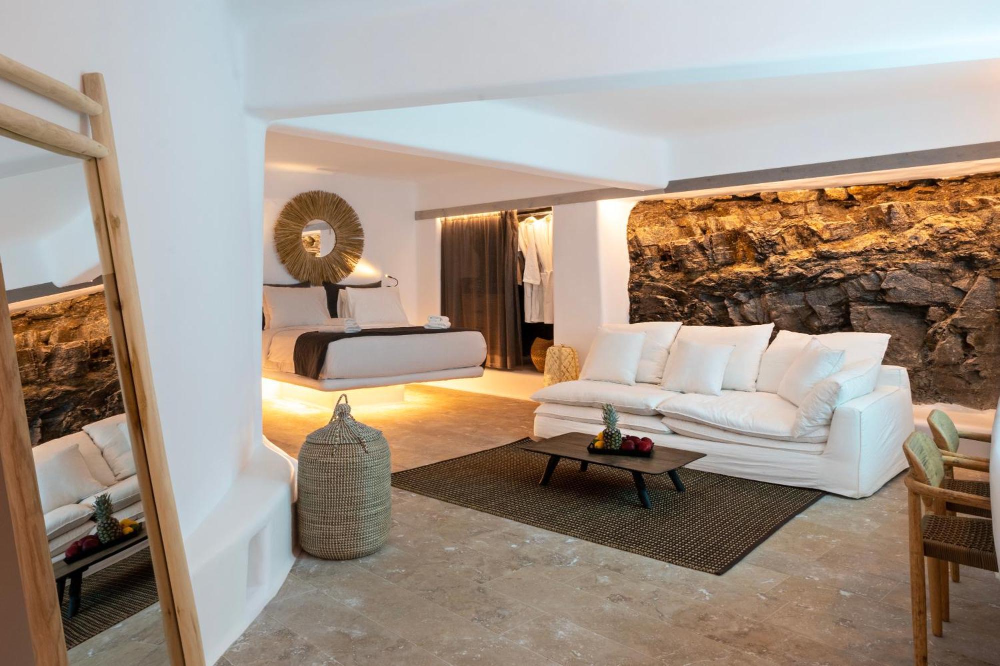 White Stone Mykonos Hotell Agios Ioannis Diakoftis Eksteriør bilde