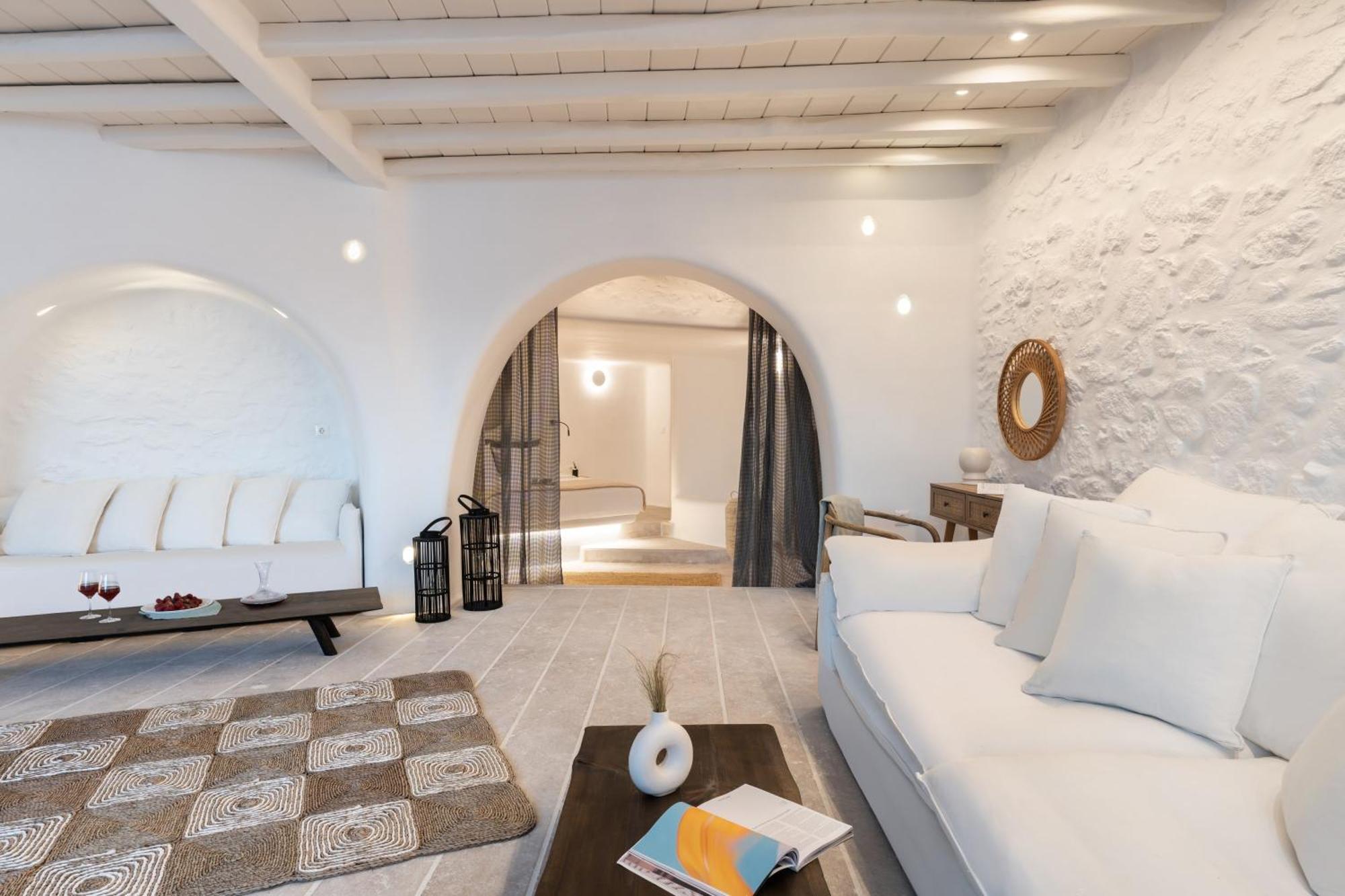 White Stone Mykonos Hotell Agios Ioannis Diakoftis Eksteriør bilde