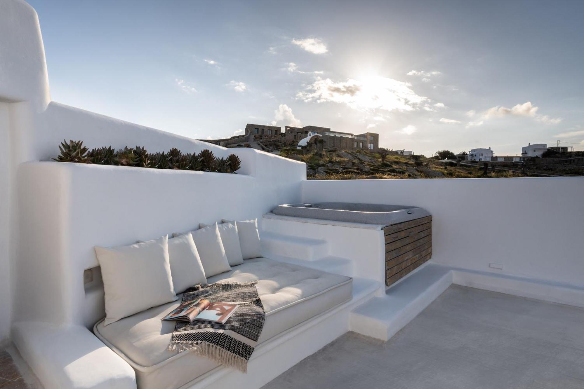 White Stone Mykonos Hotell Agios Ioannis Diakoftis Eksteriør bilde