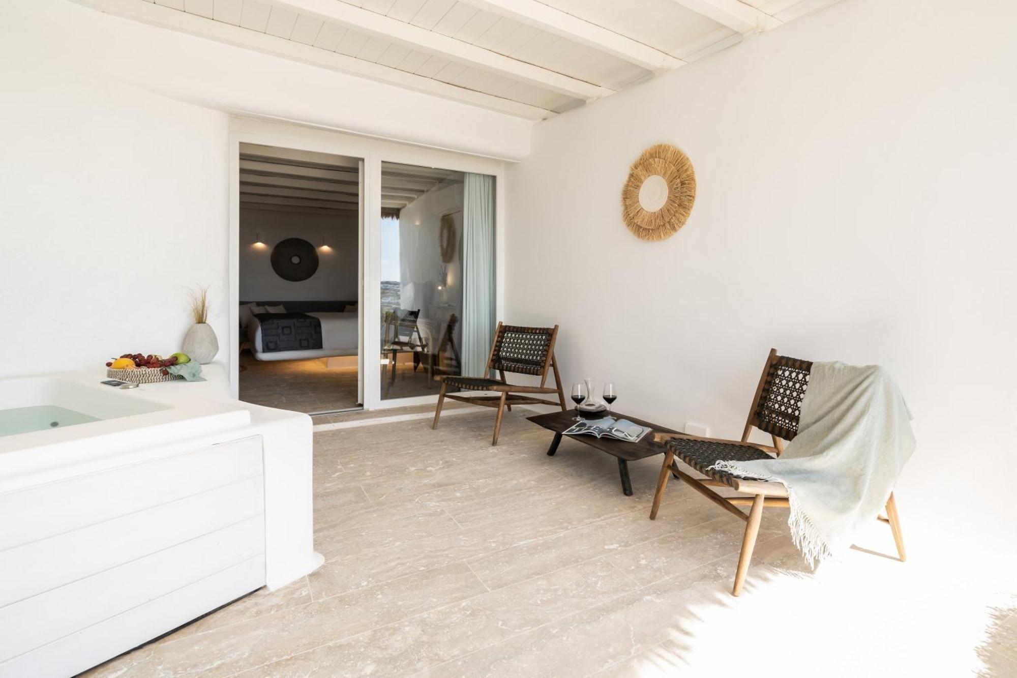 White Stone Mykonos Hotell Agios Ioannis Diakoftis Eksteriør bilde