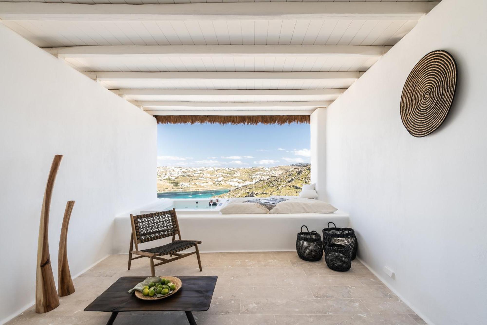 White Stone Mykonos Hotell Agios Ioannis Diakoftis Eksteriør bilde